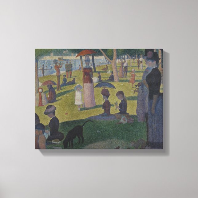 Lienzo Georges Seurat - Domingo en La Grande Jatte (Anverso)