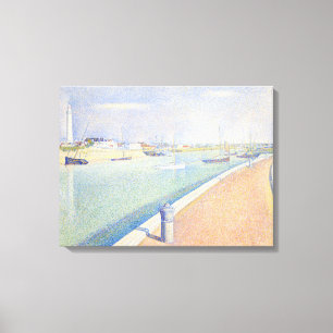 Lienzo Georges Seurat - El Canal de Gravelines