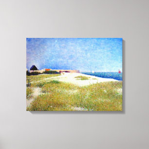 Lienzo Georges Seurat Vista del Fuerte Samson
