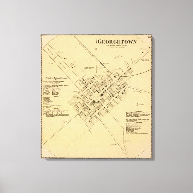 Lienzo Georgetown (Anverso)