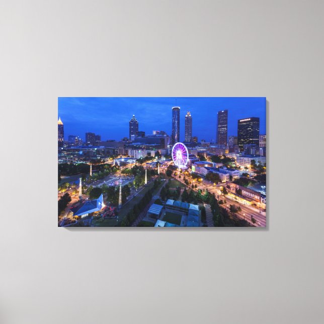 Lienzo Georgia, Atlanta, Parque Olímpico del Centenario (Anverso)