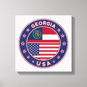 Lienzo Georgia, Estados Unidos, Georgia Canvas poster