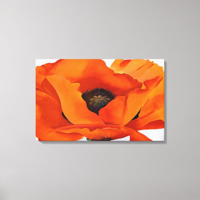 Lienzo Georgia O'Keeffe - Adormidera Roja (Anverso)