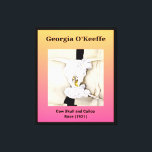 Lienzo Georgia O'Keeffe: Cow Skull y Calico Rosa (1931)<br><div class="desc">Georgia O'Keeffe da vida al desierto con esta imagen del suroeste de los Estados Unidos llamada "Cow Skull y Calico Rosa. Okeefe es una famosa artista estadounidense que centró la mayor parte de su trabajo en el suroeste estadounidense. Puedes comprar la impresión de "Cow Skulls y Calico Rosa" en mi...</div>