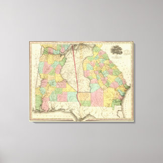 Lienzo Georgia y Alabama