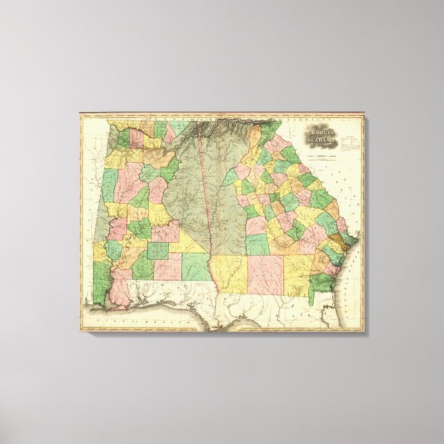 Lienzo Georgia y Alabama 2 (Anverso)