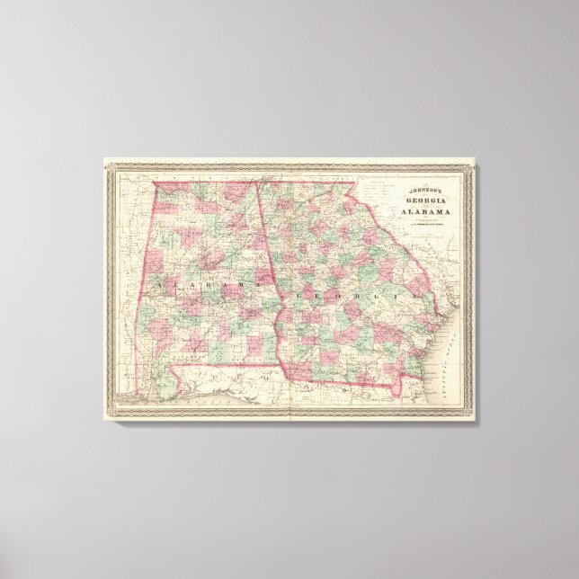 Lienzo Georgia y Alabama 2 (Anverso)