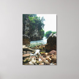 Lienzo Geoturismo Paisaje de la selva del río Viaje Foto