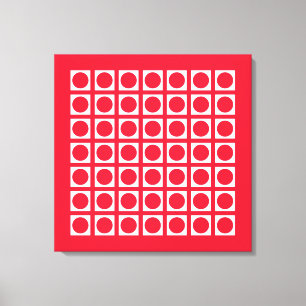 Lienzo Geranium Elegant Grid Dots
