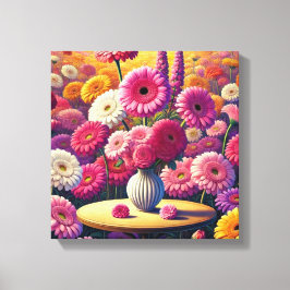 Lienzo Gerbera Daisy Charm