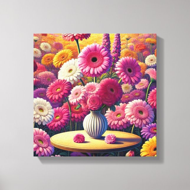 Lienzo Gerbera Daisy Charm (Anverso)