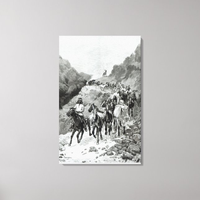 Lienzo Gerónimo y su banda (Anverso)