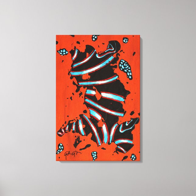 Lienzo GGAST - Energy Code ECL7 - Stretched Canvas Print (Anverso)