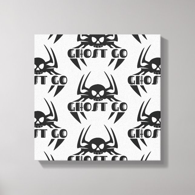 Lienzo Ghost Go Spooky Season (Anverso)