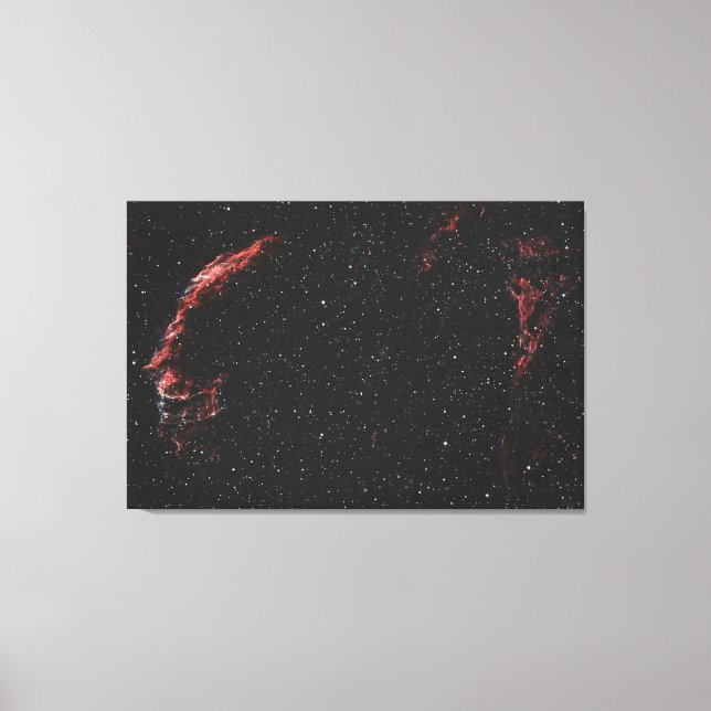 Lienzo Ghostly Veil: Eastern Veil Nebula (Anverso)