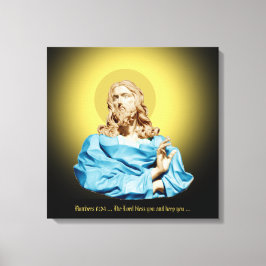 Lienzo Gian Lorenzo Bernini Busto de Cristo 1679