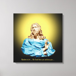 Lienzo Gian Lorenzo Bernini Busto de Cristo 1679