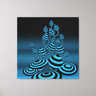 Lienzo Giant Canvas cielo azul Magic Mushrooms 1 m².