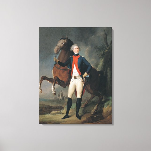 Lienzo Gilbert Motier Marquis de la Fayette, 1788 (Anverso)