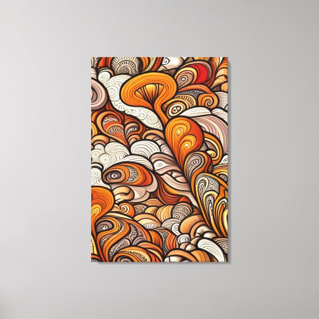 Lienzo Gilded Swirls (Anverso)