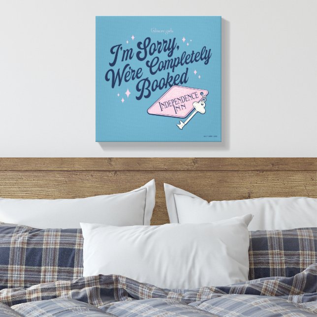 Lienzo Gilmore Girls Completely Booked Design (Insitu(Dormitorio))