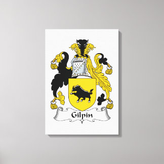 Lienzo Gilpin Family Crest