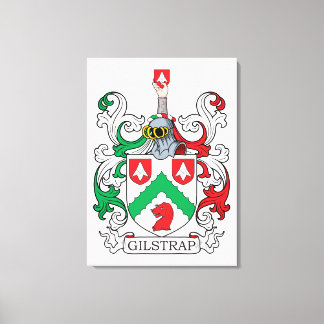 Lienzo Gilstrap Family Crest