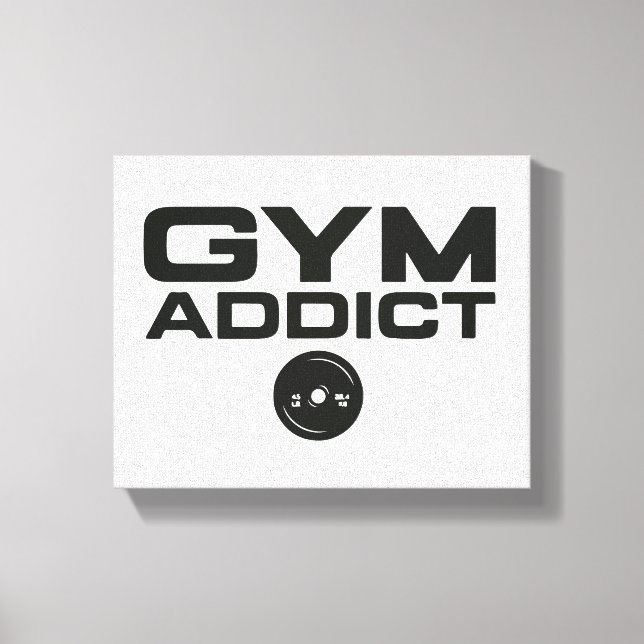 Lienzo Gimnasio adicto (Anverso)