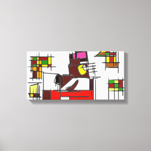 Lienzo Gimnasio de estilo de otoño de Fox