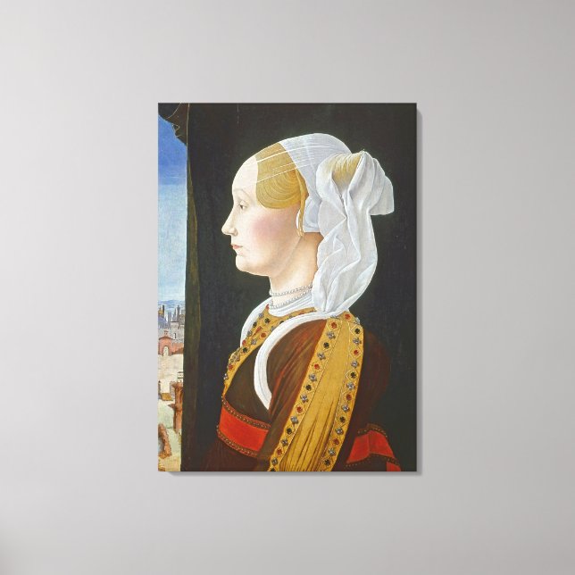 Lienzo Ginevra Bentivoglio, c. 1474 - 77 (Anverso)