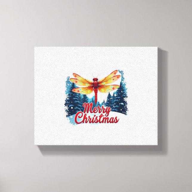 Lienzo Gingbread Dragonfly (Anverso)