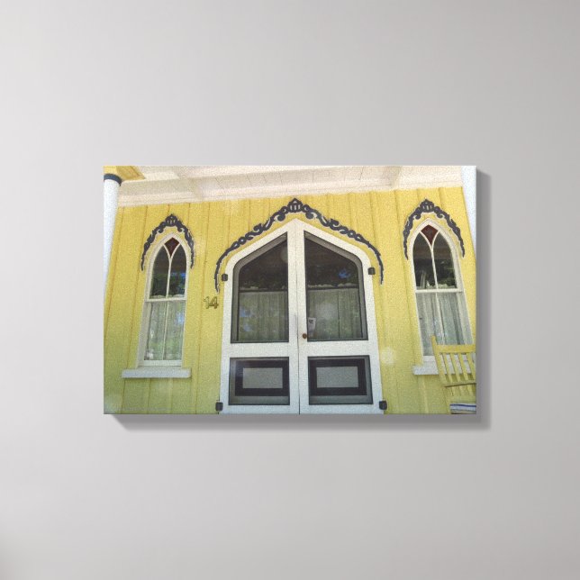 Lienzo Gingerbread de llama amarillo - Viñedo de Martha (Anverso)