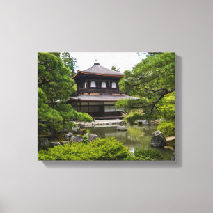 Lienzo Ginkaku-ji (Pavillion de plata), Kyoto