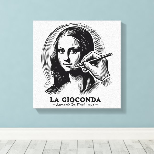 Lienzo Gioconda (Insitu (piso de madera))