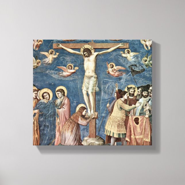 Lienzo Giotto di Bondone - Crucifixión (Anverso)
