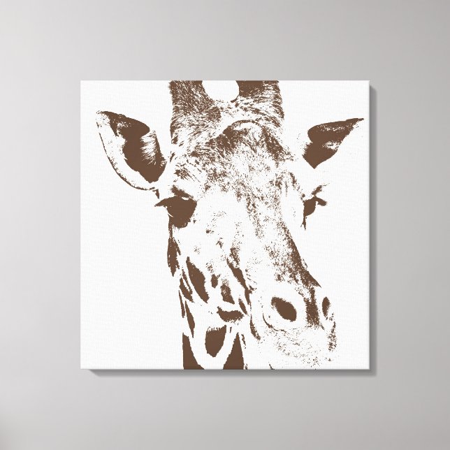 Lienzo Giraffe (Anverso)
