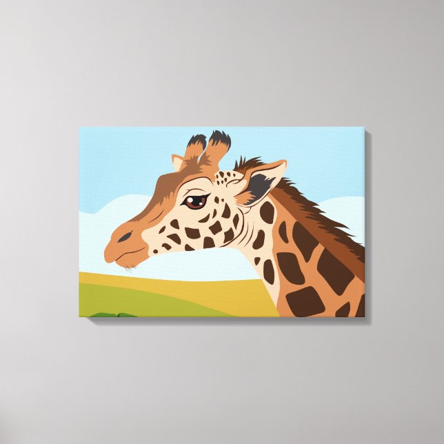 Lienzo Giraffe (Anverso)