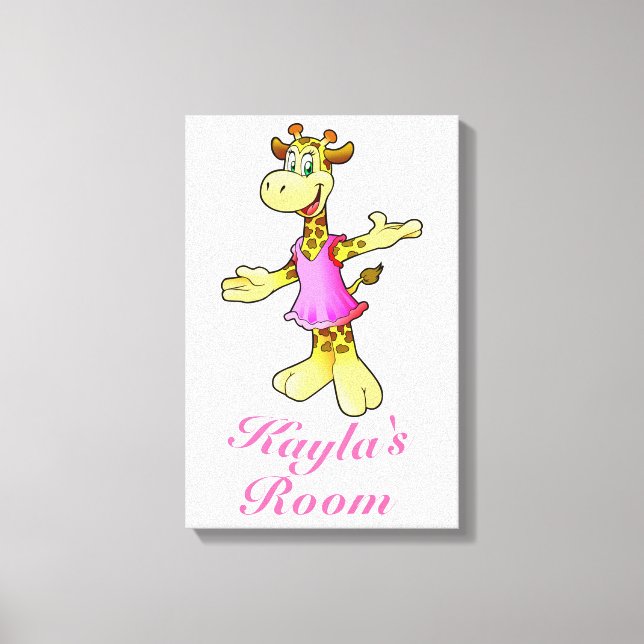 Lienzo Giraffe (Anverso)