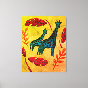 Lienzo Giraffes Journeting Artwork