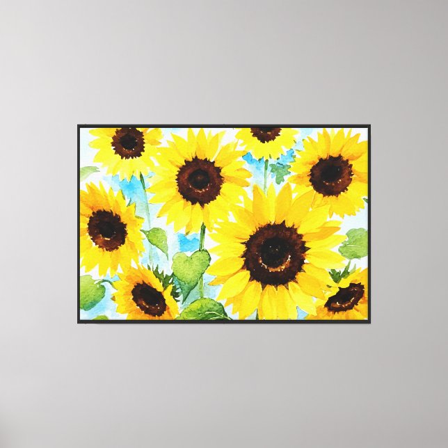Lienzo Girasol (Anverso)