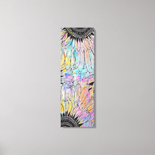 Lienzo Girasol de verano de 12" x 36"