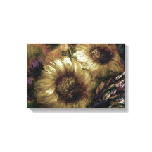 "Girasol Dorado" [diseño 2] 18" x 12" 