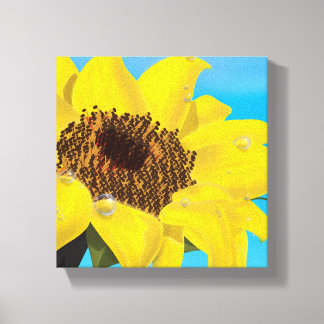 Lienzo Girasol en el sol