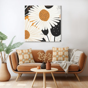 Lienzo Girasol retro