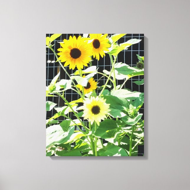 Lienzo Girasoles (Anverso)