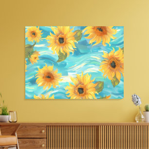 Lienzo Girasoles