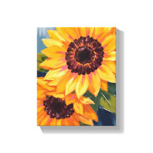 Girasoles Amarillos | Pintura Floral Acuarela