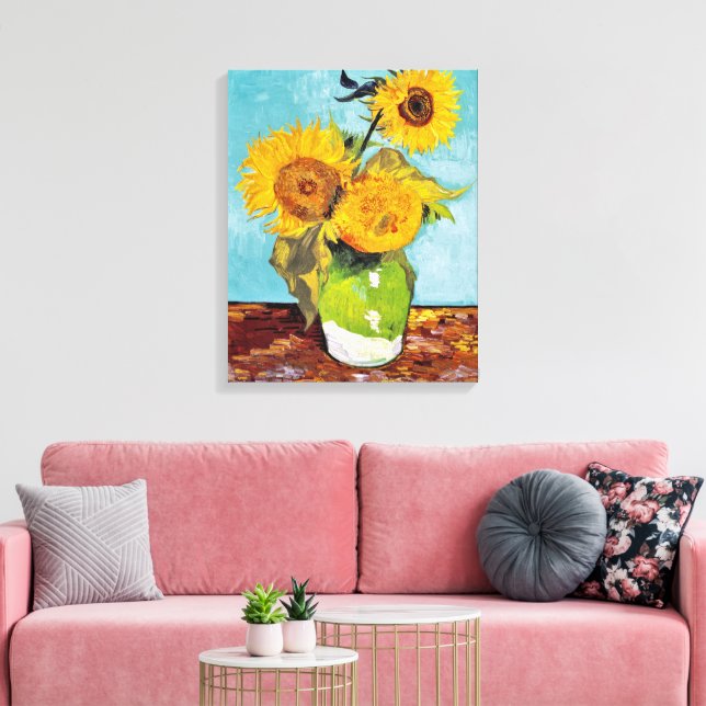 Lienzo Girasoles | Van Gogh | (Insitu (Sala de estar))