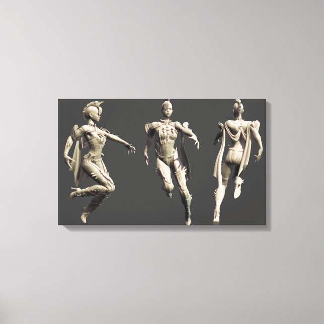 Lienzo Giro alternativo de la escarcha asesina (Anverso)