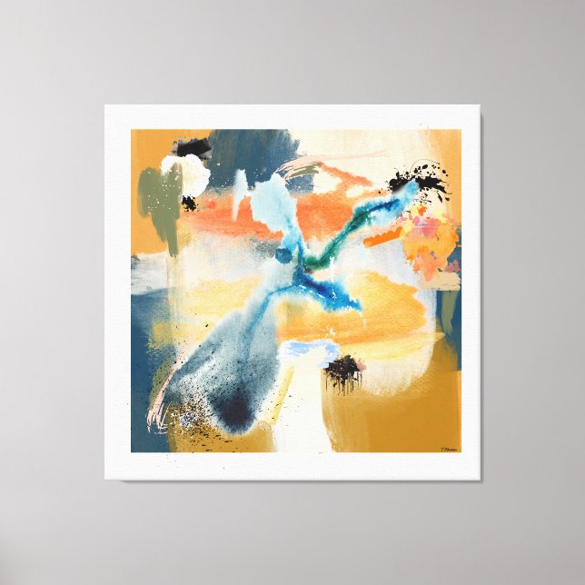 Lienzo Giro incorrecto (Anverso)